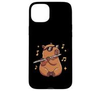 Cool Capybara Playing The Flute Case for iPhone 15 Plus
