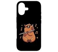 Cool Capybara Playing The Flute Case for iPhone 17