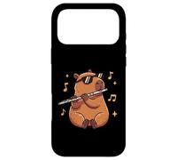 Cool Capybara Playing The Flute Case for iPhone 17 Pro Max