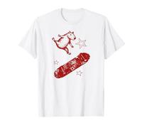Cool Capybara Skating Artwork Capybara Skateboard Sarcastic T-Shirt