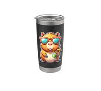 Cool Capybara Summer Holiday Relaxing Cute Capybara Vacation Stainless Steel Insulated Tumbler