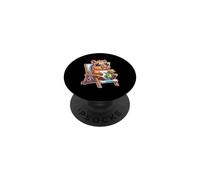 Cool Capybara Summer Holiday Relaxing Cute Vacation Capybara PopSockets Adhesive PopGrip