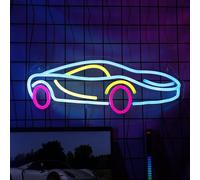 Cool Car Neon Signs, Anywin LED Dimmable Neon Lamps for Wall Night Light USB Powered Neon Lights, Decor Room Home Bedroom Party Holiday Birthday Xmas Gift to Friends Boys Girld Kids