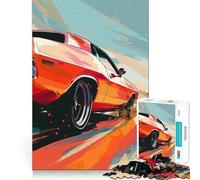 Cool Cars Jigsaw 1000 Pieces for Teenagers Strong Memory, Snug Cut, Joyful Challenge, Home Display (50x75cm)