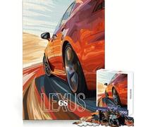 Cool Cars Puzzles for Adults 1000 Piece Cognitive Boost, Fade Resist, Family Bond, Birthday Present (38x26cm)