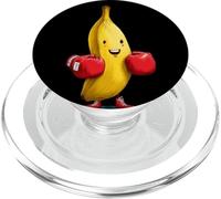 Cool Cartoon Banana with Gloves for Sport Boxing Lovers PopSockets PopGrip for MagSafe