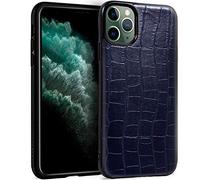Cool Case for iPhone 11 Pro MAX Leather Crocodile Navy
