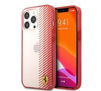 Cool Case for iPhone 13 Pro Ferrari Licence Transparent Red