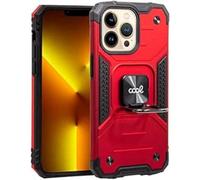 Cool Case for iPhone 13 Pro Max Hard Ring Red