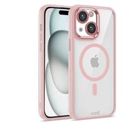 Cool Case for iPhone 15 Magnetic Pink Edge
