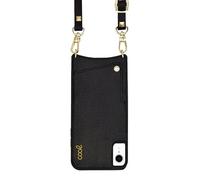 Cool Case for iPhone XR Strap Pop-Rock Leatherette Black