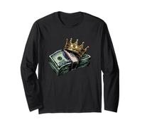 Cool Cash is King Graphic Costume for Money Lovers Long Sleeve T-Shirt