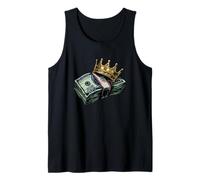 Cool Cash is King Graphic Costume for Money Lovers Tank Top