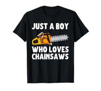 Cool Chainsaw For Boys Kids Lumberjack Arborist Tree Logger T-Shirt