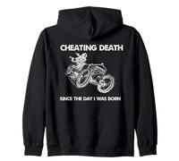 Cool Cheating Death Since The Day I Was Born Zip Hoodie