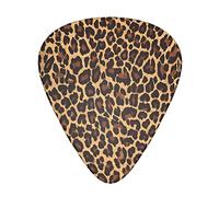 Cool Cheetah Leopard Guitar Plectrums Classical Triangle Bass Acoustic And Electric Guitar Plectrums For Guitarists 12 Pieces