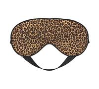 Cool Cheetah Leopard Print Eye Mask for Comfortable Sleep â€“ Elastic Nighttime Shade, Perfect for Plane, Travel, and Meditation