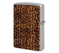 Cool Cheetah Leopard Print Metal Lighter Cover Case, Vintage Cool Lighter Housing Funny Lighters Sleeve for Zippo Men Dad Husband Gift Collect