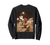 Cool Chicken Drinking Iced Coffee Chickens Meme Men Women Sweatshirt