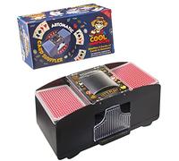 Cool Chimpanzee Automatic 2-Deck Card Shuffler, Home Poker Games, Blackjack, Rummy, War, Texas Hold 'Em, PLO, Omaha, Stud and More