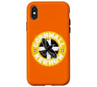 Cool Chough Bird for Proud Cornish A Kernow or Cornwall Flag Case for iPhone X/XS