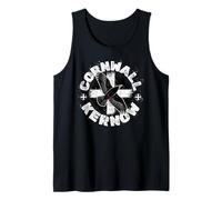Cool Chough Bird for Proud Cornish A Kernow or Cornwall Flag Tank Top