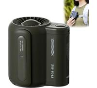 Cool Clip Fan Under Shirt, Portable Waist Clip Fan, Mini Waist Fan, Cool Clip Waist Fan, Belt Fan Clip on Waist Portable Cooling Fan, 3 Speeds Strong Airflow Wearable Personal Clip Fan (Green)