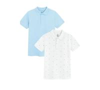 Cool Club Boy's 2-Pack Basic Polo Shirts in Light Blue | Size: 8 Years Cool Club Light Blue 8 Years