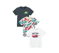 Cool Club Boy's 3-Pack Short Sleeve Car Printed T-Shirts in White | Size: 7 Years Cool Club White 7 Years