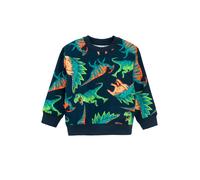Cool Club Boy's Dinosaur Printed Long Sleeve Sweatshirt in Navy | Size: 6 Years Cool Club Navy 6 Years