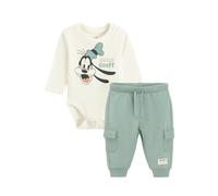 Cool Club Boy's Goofy Print 2-Piece Bodysuit & Jogger Outfit Set in Green | Size: 2 Years Cool Club Green 2 Years