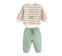 Cool Club Boy's Striped Sweatshirt & Joggers Set in Light Green | Size: 9-12 m Cool Club Light Green 9-12 m