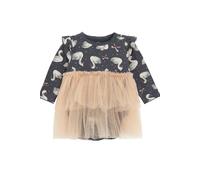 Cool Club Girl's Frill Shoulder Bodysuit with Tutu Outfit Set in Grey | Size: 6-9 m Cool Club Grey 6-9 m