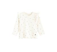 Cool Club Girl's Polka Dot Long Sleeve T-Shirt in White | Size: 6-9 m Cool Club White 6-9 m