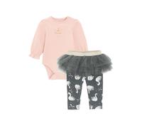 Cool Club Women's 2-Piece Bodysuit & Tutu Legging Outfit Set in Grey | Size: 1-2 Cool Club Grey 1-2