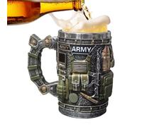 Cool Coffee Cups for Men, Themed Drinks with Design, Large Capacity Steel Coffee Cups with Engraved Airplane Pattern - for Men, Women, Boy, Dad, Grandpa, Ideal for , Drinks