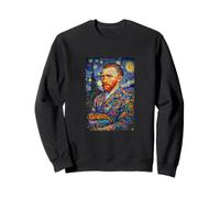 Cool Colorful Graffiti Van Gogh The Starry Night Street Art Sweatshirt