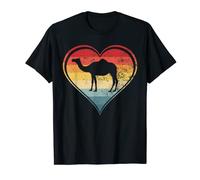 Cool Colorful Heart Dessert Camel Dromedary T-Shirt