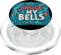 Cool Colors and Naughty Xmas with this Jingle my Bells PopSockets PopGrip for MagSafe
