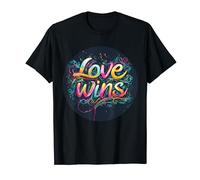 Cool colors costume with love wins T-Shirt