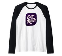 Cool Colors with Eat The Rich Speech Raglan Baseball Tee