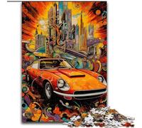 Cool Colourful Sports Cars Adult Puzzles 1000 Pieces, Brain Intelligence Challenge Addictive Toys Birthday Gifts for Age 14+ (26x38cm)