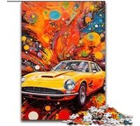 Cool Colourful Sports Cars Jigsaw Puzzles for Adults 1000 Jigsaws, Challenging To Complete But Fun And Humorous Birthday Present, Gifts, Wall Art (26x38cm)