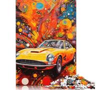Cool Colourful Sports Cars Puzzle Challenging And Brainteasing 100% Recycled Cardboard Jigsaw Puzzle for Adult Children 1000pcs (75x50cm)
