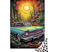 Cool Colourful Sports Cars Puzzle Family Challenging Games 100% Recycled Cardboard Jigsaw Puzzle for Adult Children Birthday Present 1000pcs (38x26cm)
