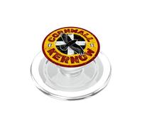 Cool Cornwall Flag Kernow Proud Cornish Roots Chough Bird PopSockets PopGrip for MagSafe