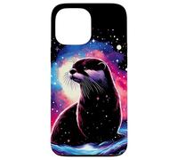 Cool Cosmic Otter Galaxy Graphic Space Art Case for iPhone 13 Pro Max