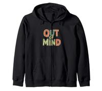 Cool Costume with this Out of Mind Statement Zip Hoodie