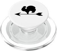 Cool Country Farm Chicken Rooster Barn Weather Vane PopSockets PopGrip for MagSafe
