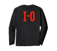 Cool Couples, Best Friends I-O Half of O-H Ohio Scarlet Gear Long Sleeve T-Shirt